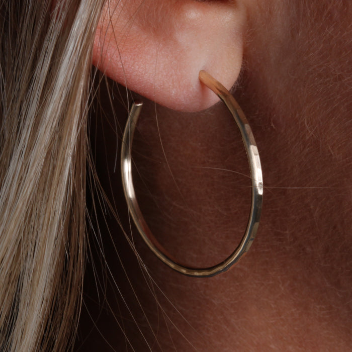 14k Gold Filled Hoop Earrings (160M.y)