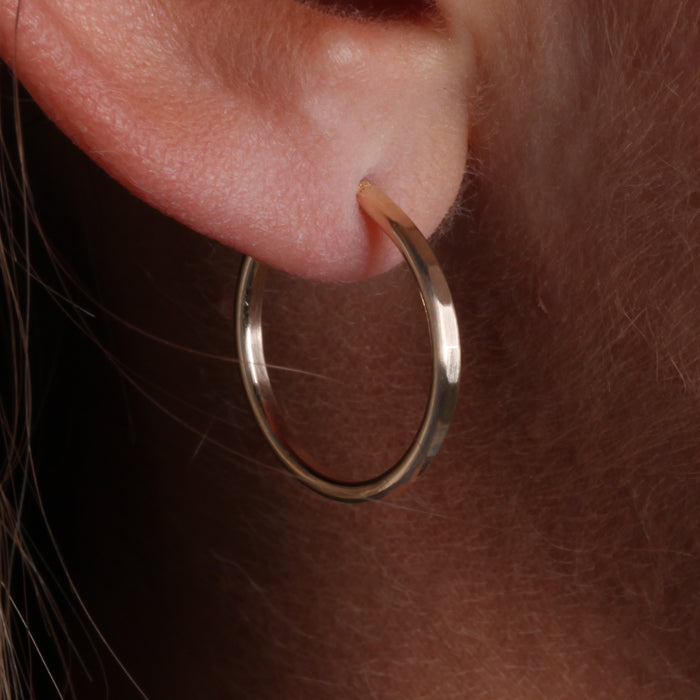 14k Gold Filled Hoop Earrings (160S.y)