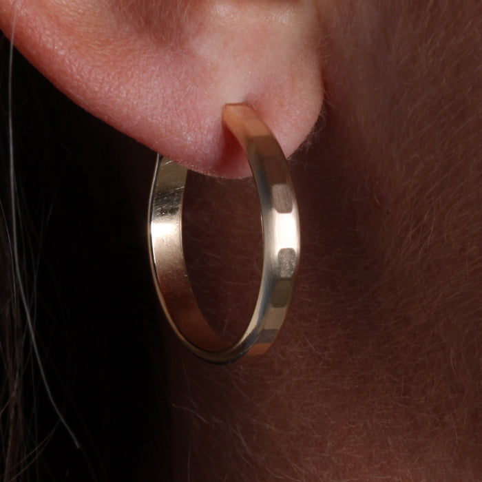 14k Gold Filled Hoop Earrings (161S.y)