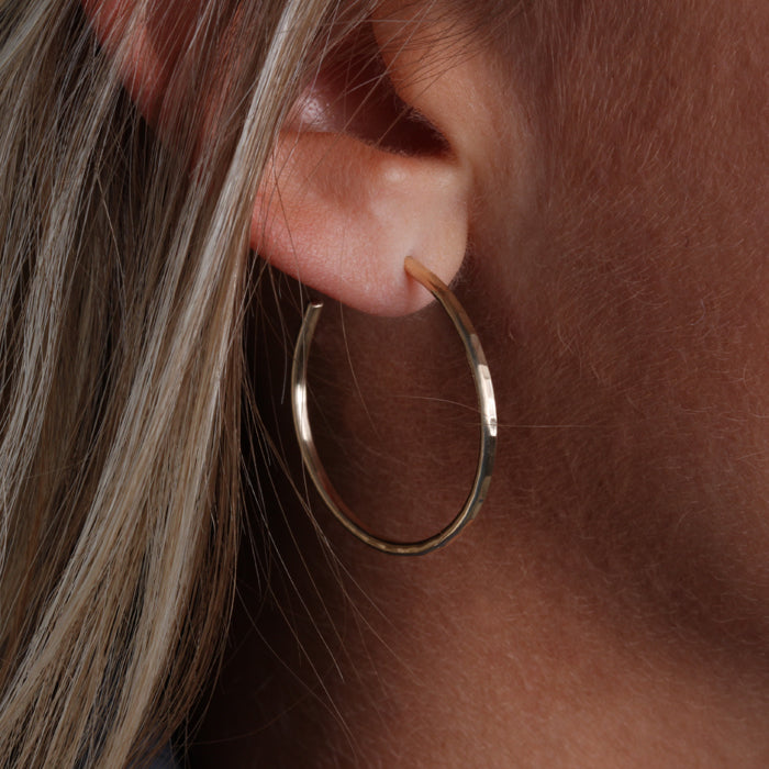 14k Gold Filled Hoop Earrings (160M.y)