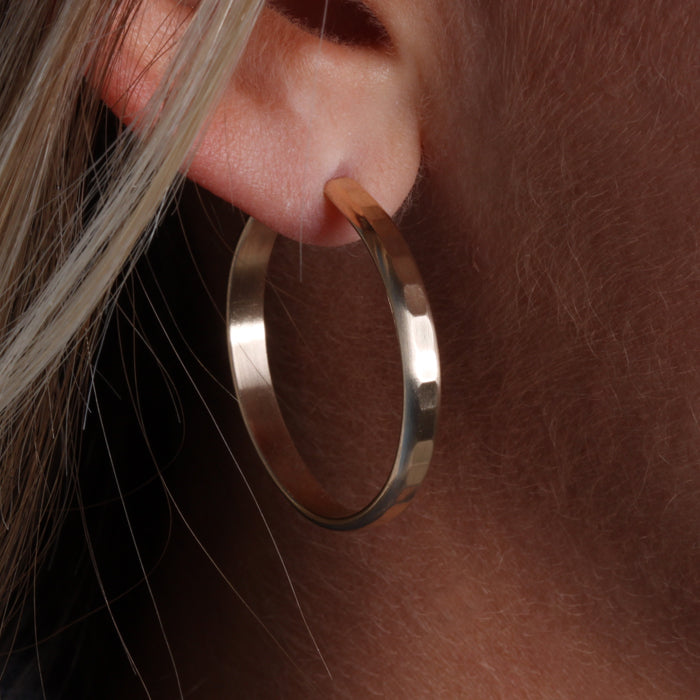 14k Gold Filled Hoop Earrings (161M.y)