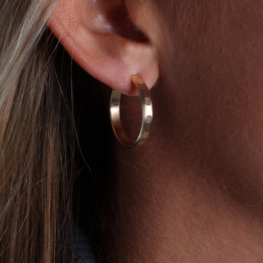 14k Gold Filled Hoop Earrings (161S.y)