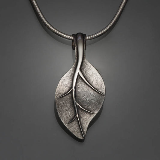Sterling Silver Hammered Pendant (455L.s)